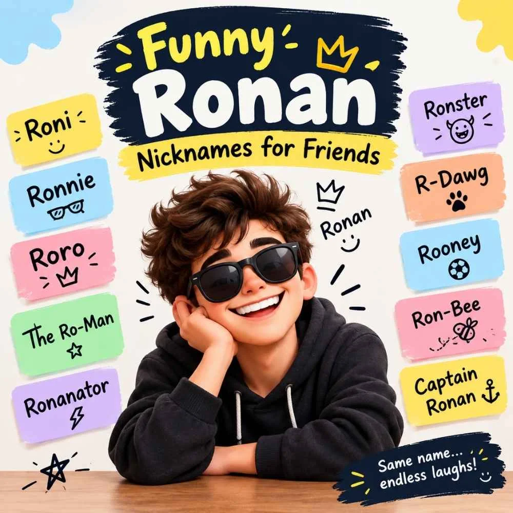 Funny Ronan Nicknames For Friends