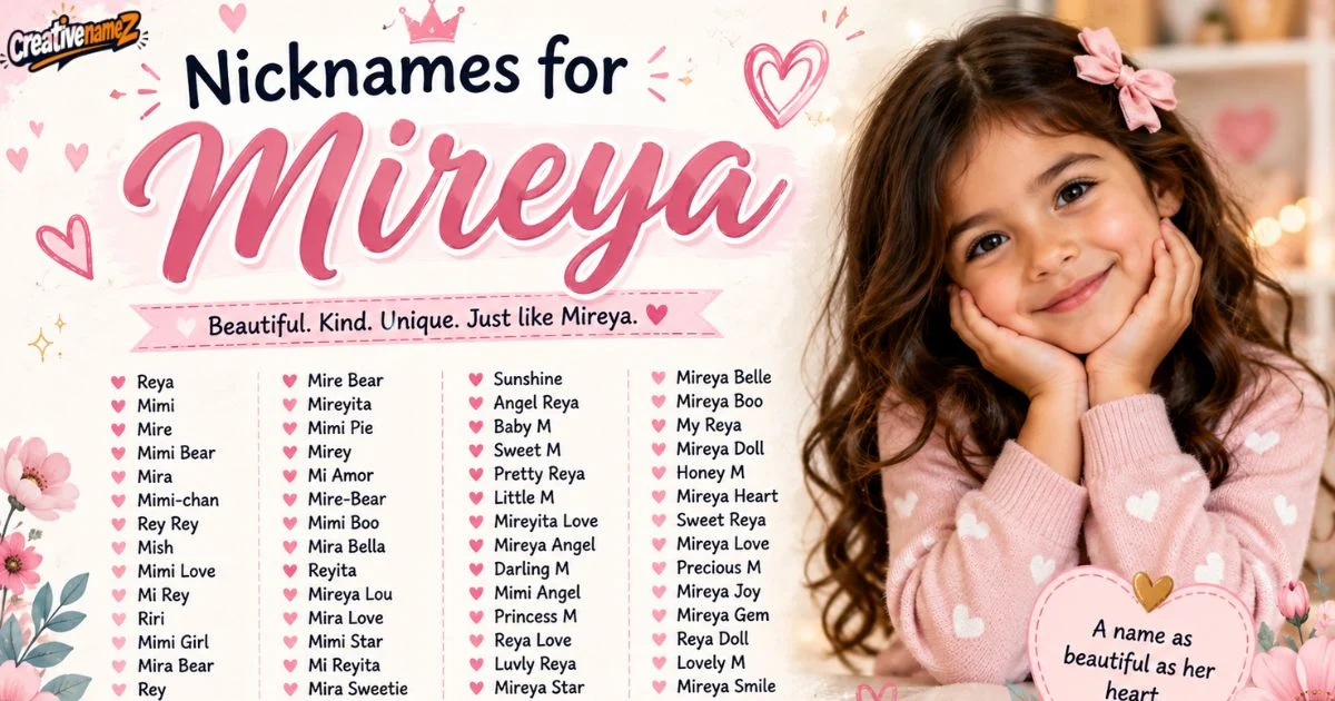Nicknames For Mireya