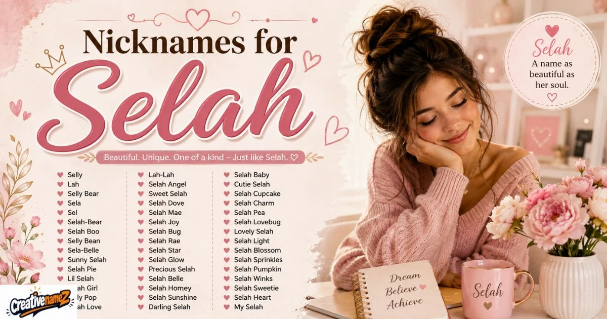 Nicknames For Selah