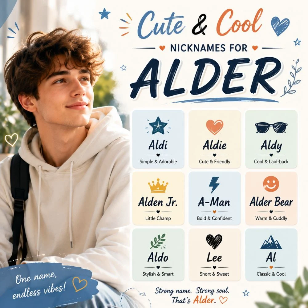 Cute And Cool Nicknames For Alder