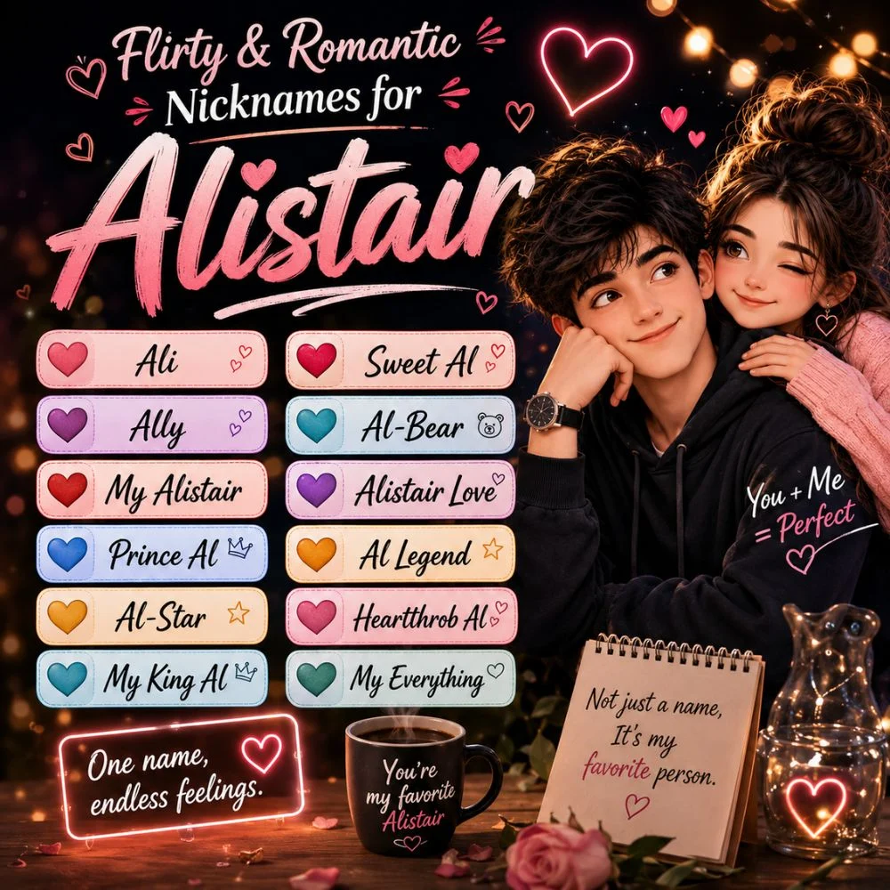 Flirty And Romantic Nicknames For Alistair