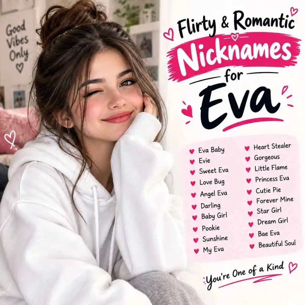 Flirty And Romantic Nicknames For Eva