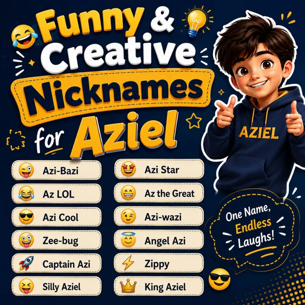 Funny And Creative Nicknames For Aziel