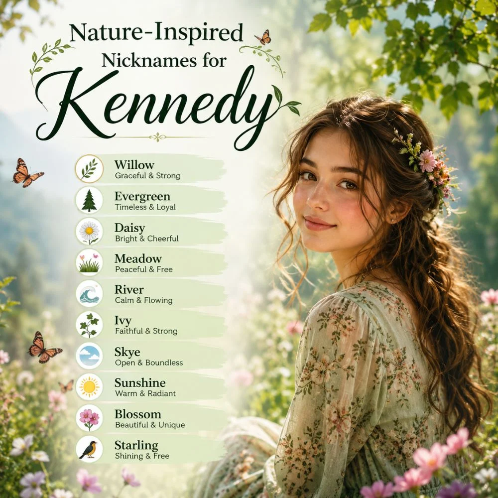 Nature Inspired Nicknames For Kennedy