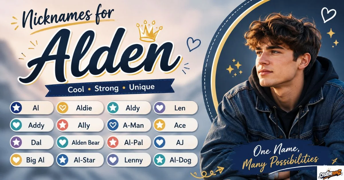 Nicknames For Alden