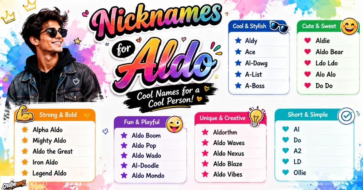Nicknames For Aldo