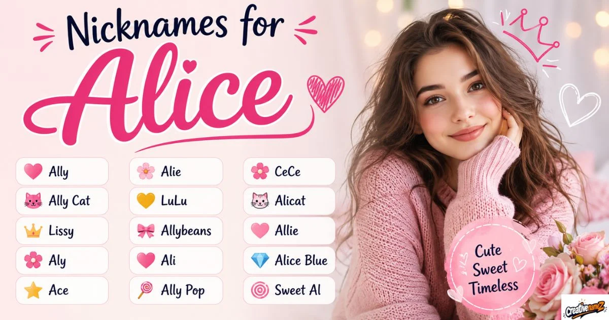 Nicknames For Alice