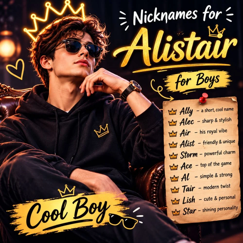 Nicknames For Alistair For Boys