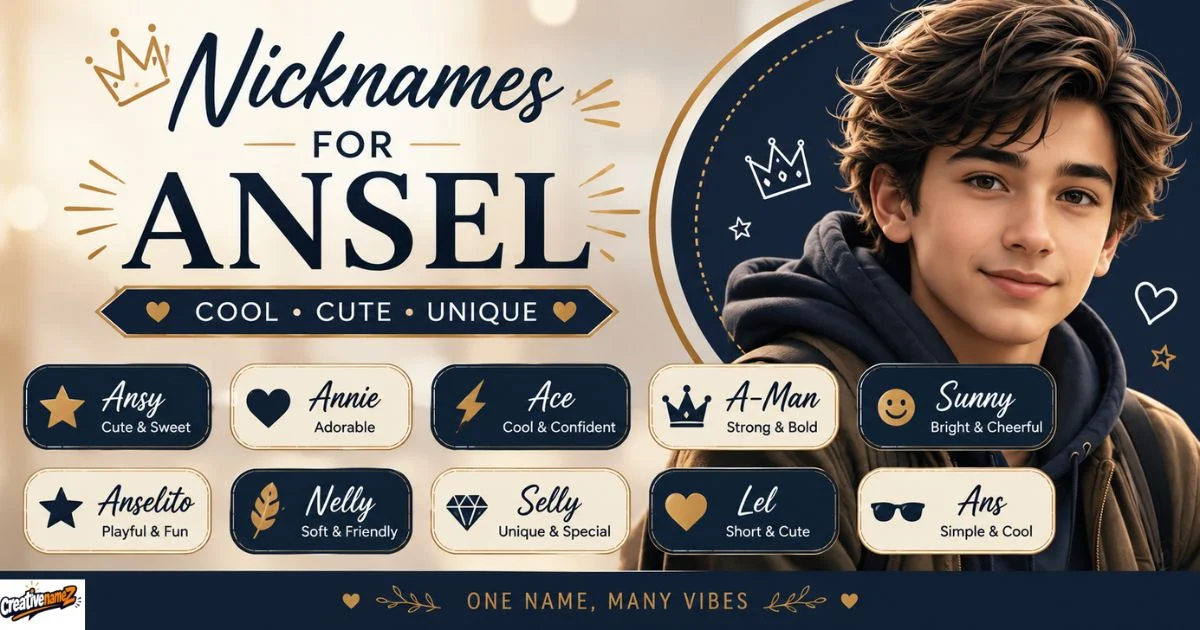 Nicknames For Ansel
