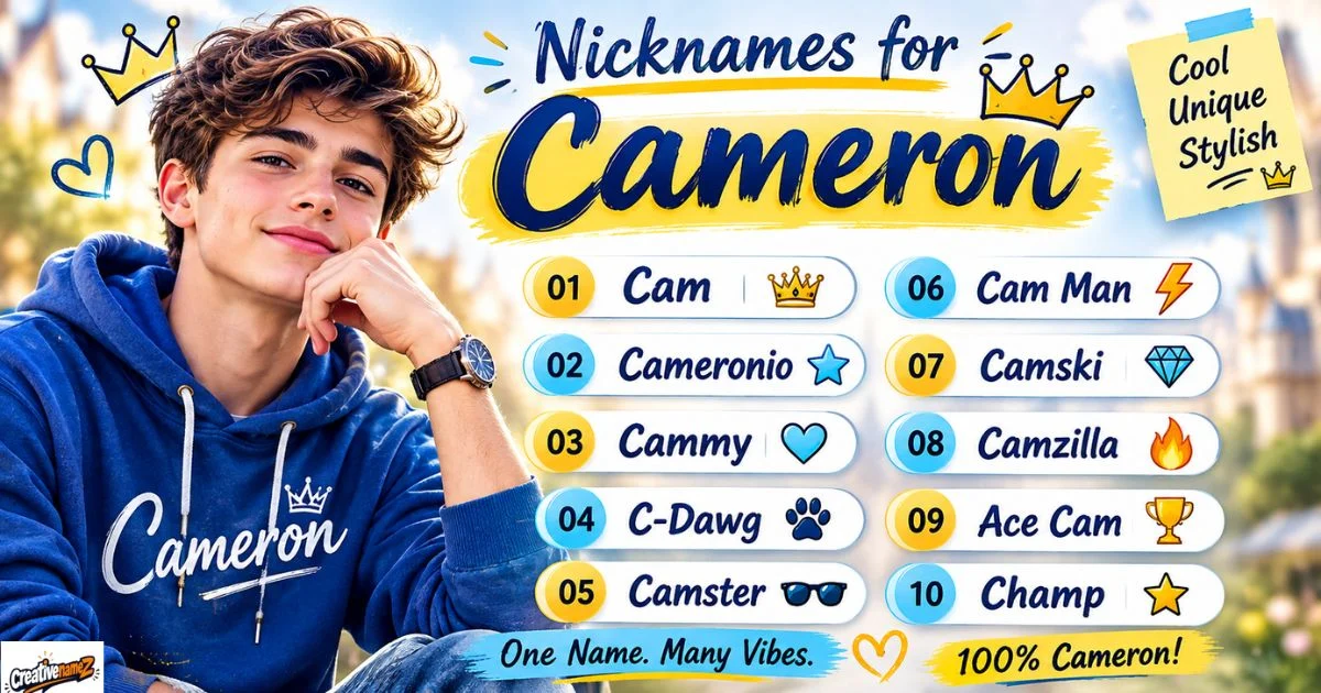 Nicknames For Cameron