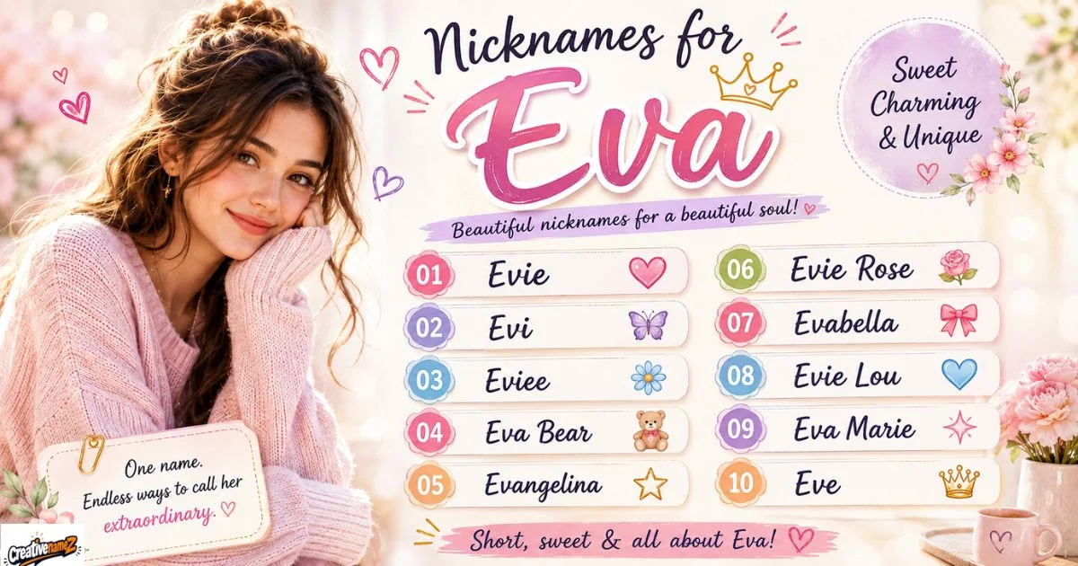 Nicknames For Eva