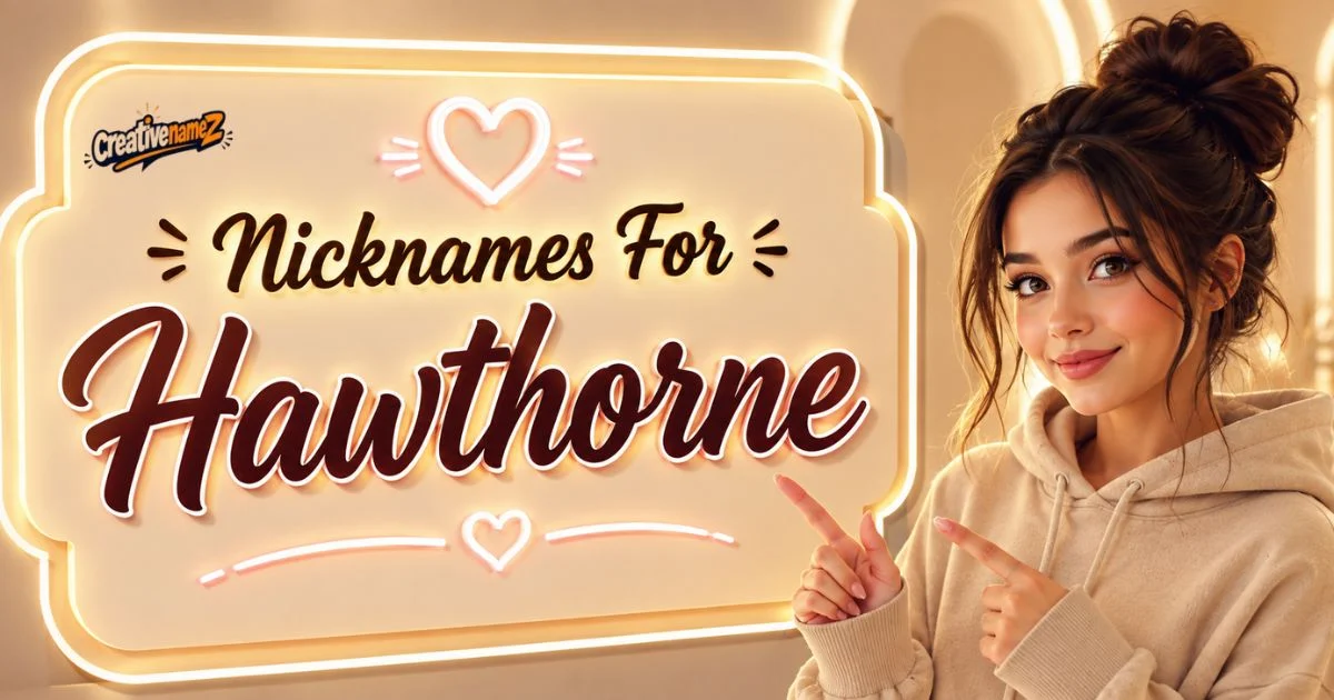 Nicknames For Hawthorne