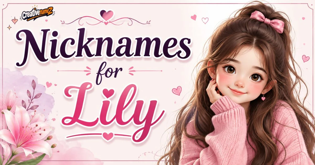 Nicknames For Lily