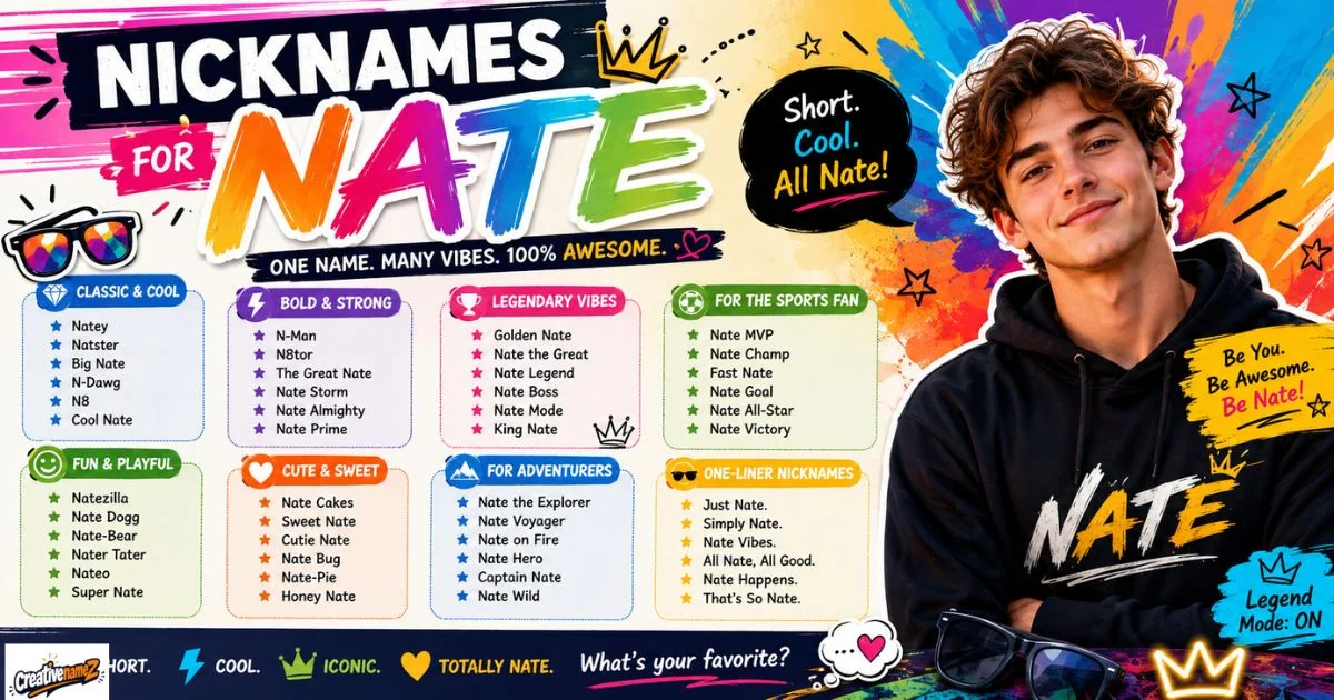 Nicknames For Nate 1
