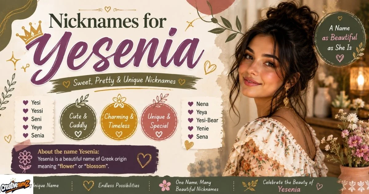 Nicknames For Yesenia