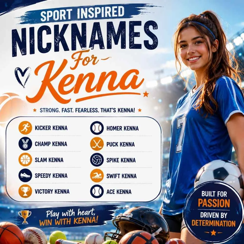 Sport Inspired Nicknames For Kenna