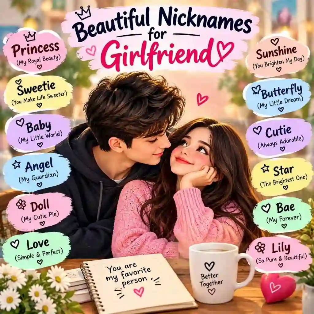 Beautiful Nicknames For Girlfriend