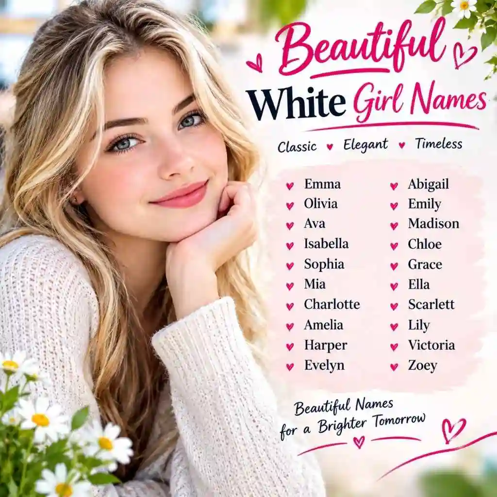 Beautiful White Girl Names