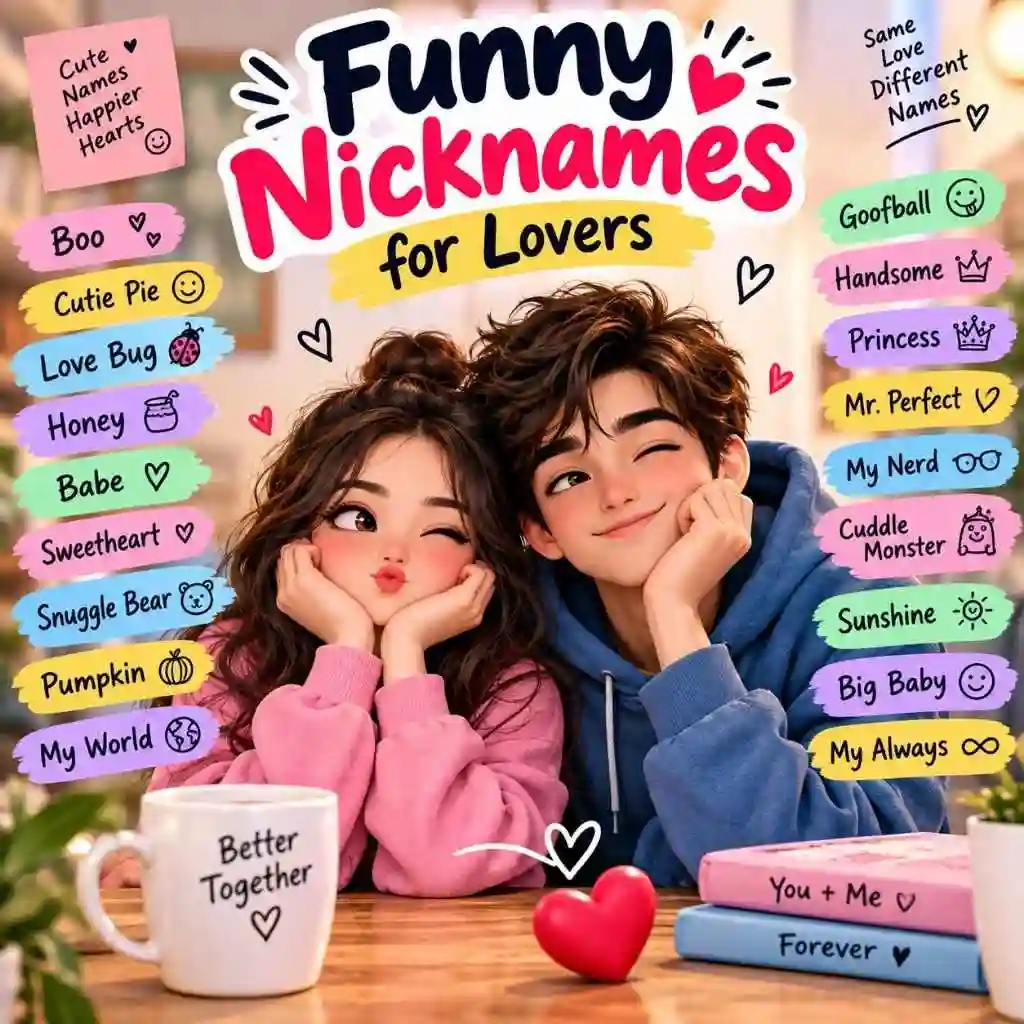Funny Nicknames For Lovers