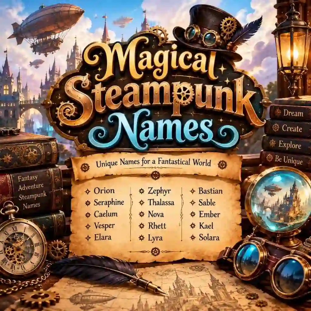 Magical Steampunk Names