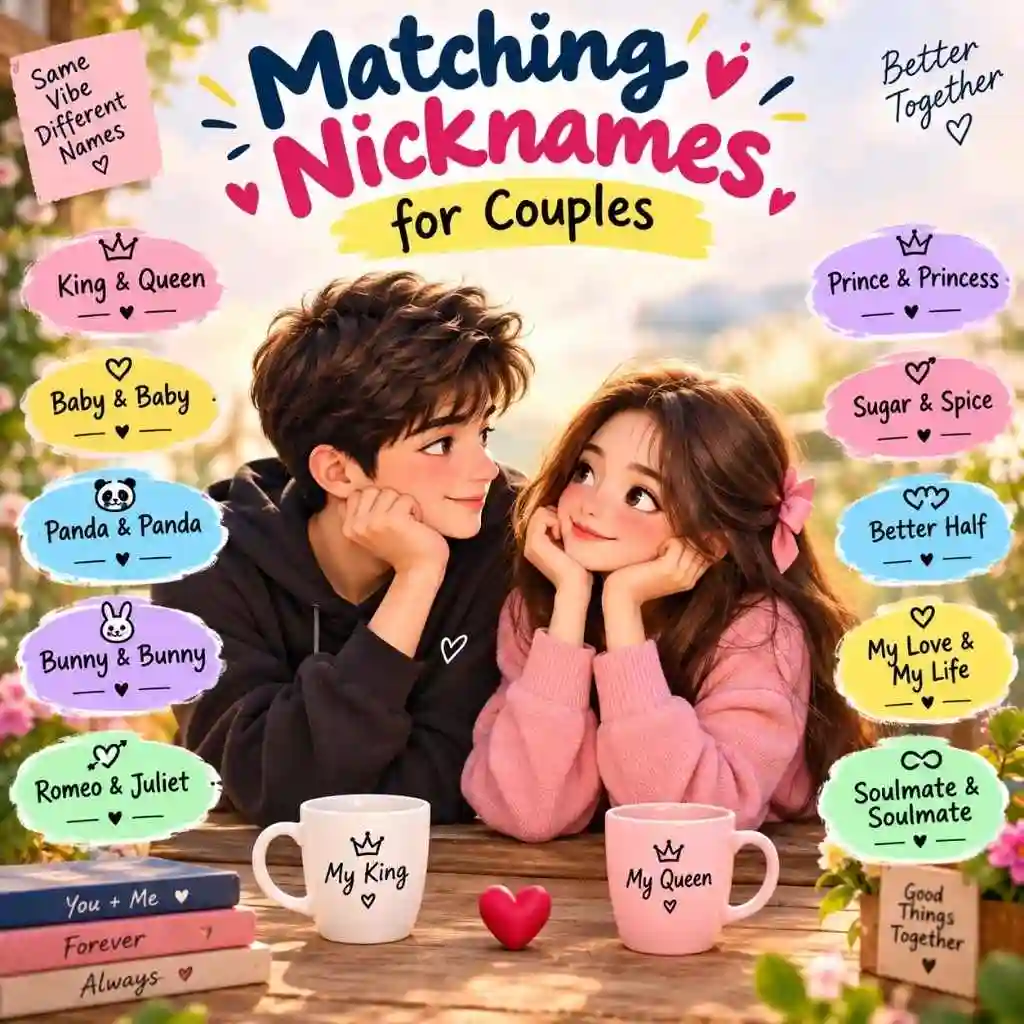 Matching Nicknames For Couples