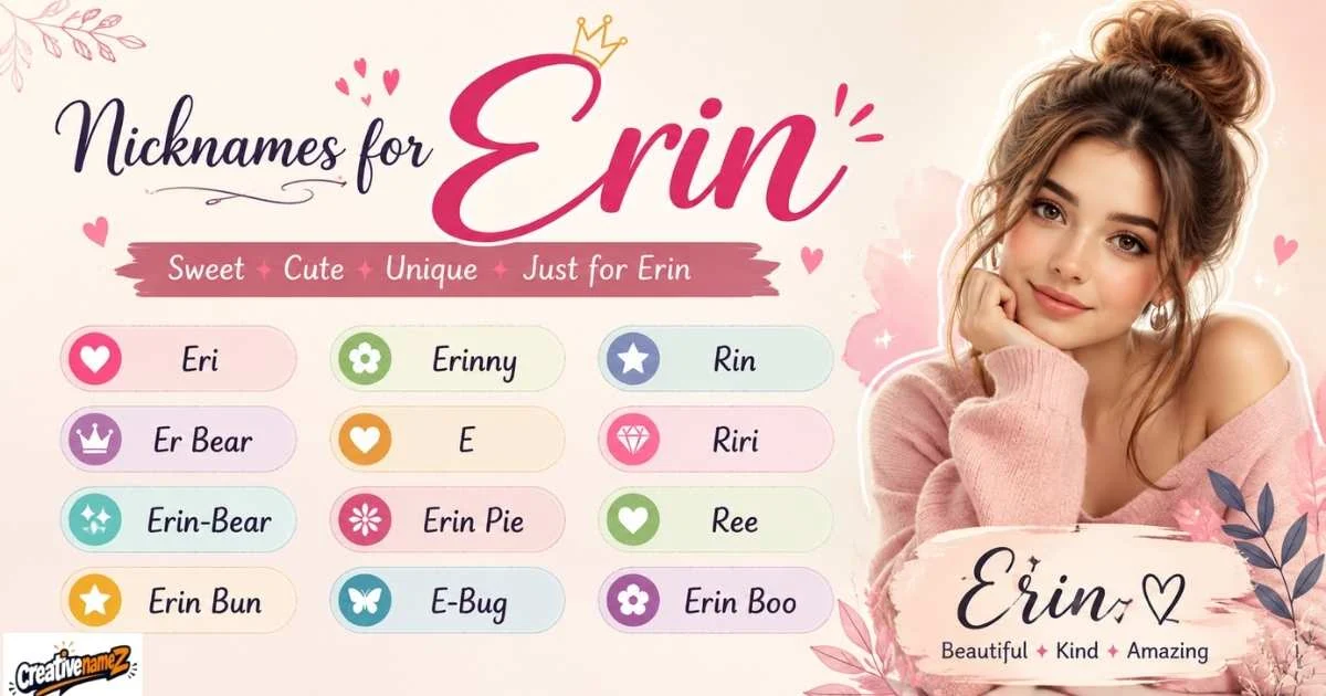 Nicknames For Erin