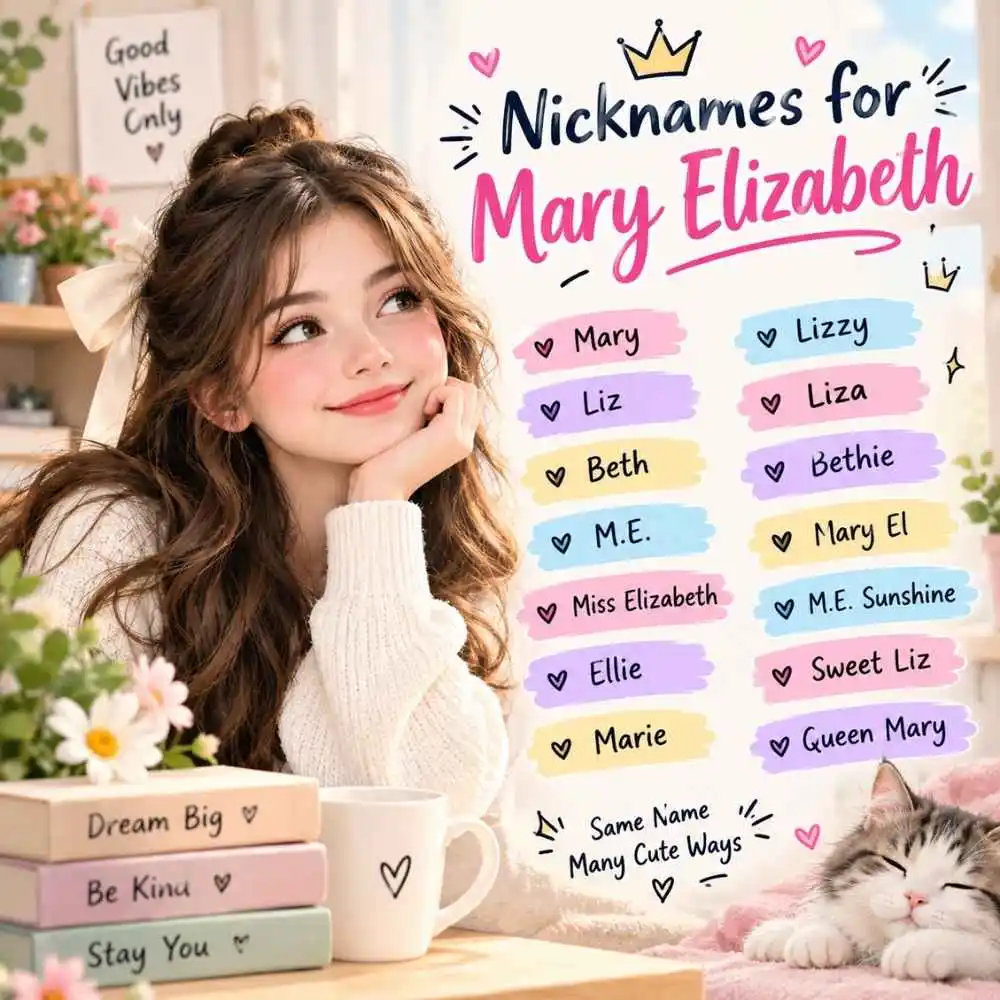 Nicknames For Mary Elizabeth
