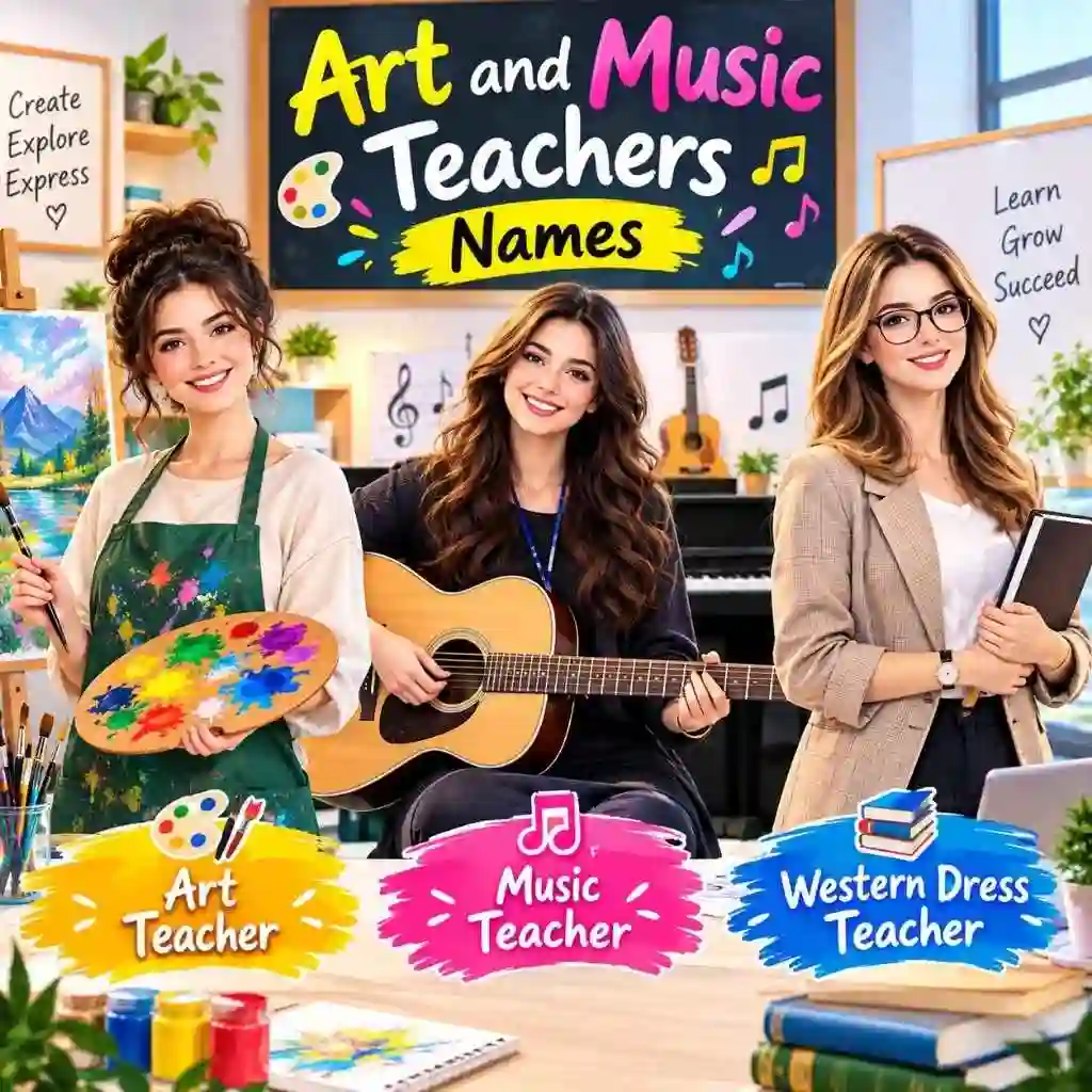 Art And Music Teachers Names