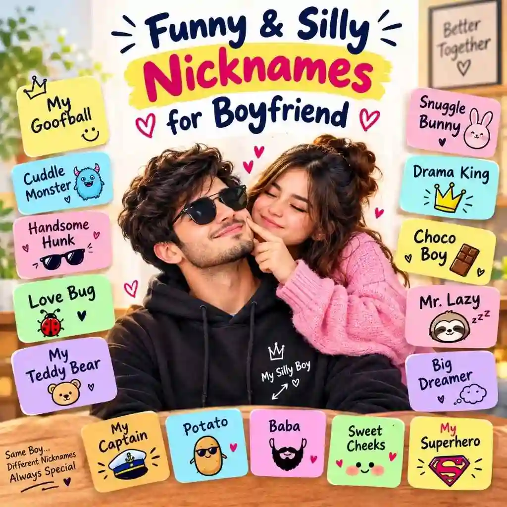 Funny And Silly Nicknames For Boyfriend