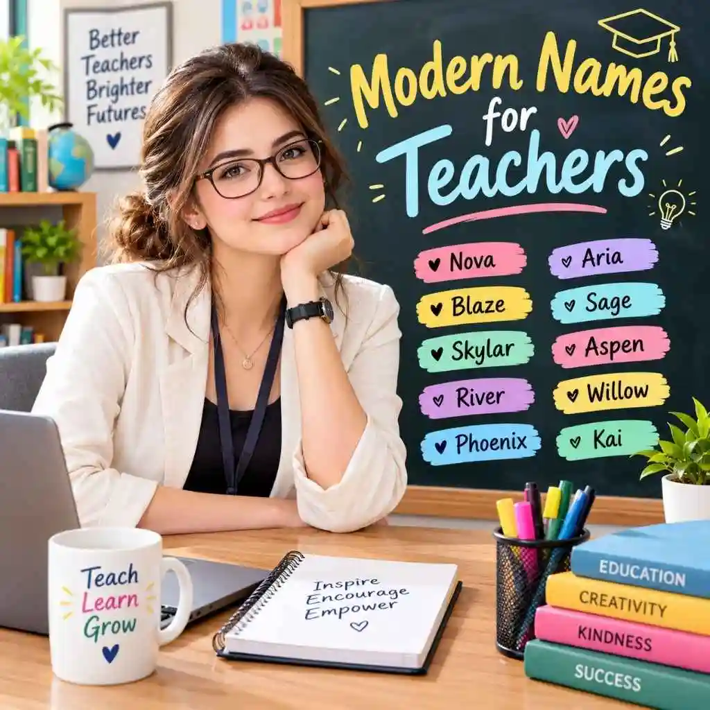 Modern Names For Teachers