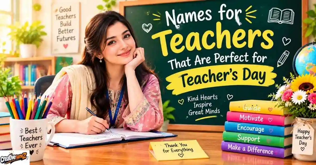 Names For Teachers