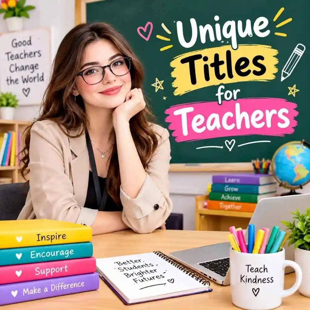 Unique Titles For Teachers